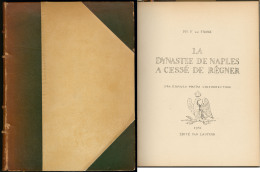 Les Armées Françaises Dans Le Royaume De Naples, Par Franck, éd. 1951, Relié Cuir, Ex N° - Zonder Classificatie