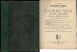 Atlas National Des Communes Et Géographique De France Et Ses Colonies, éd. Fayard 1880, 2 Tomes Reli&eacut - Zonder Classificatie