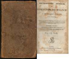 Dictionnaire Général Des Communes De France Et Des Principaux Hameaux, éd. Smith Impr. 1826, Reli&e - Zonder Classificatie