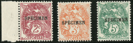 SPECIMEN. Nos 63 Bdf à 65. - TB - Cursussen