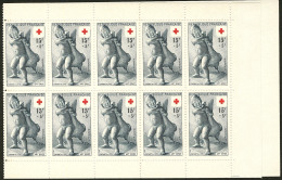 Croix-Rouge. 1955, Carnet De 10t. - TB - Rode Kruis
