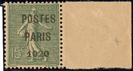 Postes Paris. No 25, Bdf, Jolie Pièce. - TB - Andere & Zonder Classificatie