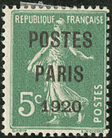 Postes Paris. No 24 (Maury 25). - TB - Andere & Zonder Classificatie