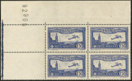 No 6b, Bloc De Quatre Cdf Avec N°, Très Frais. - TB - 1927-1959 Postfris