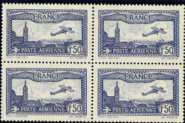 No 6a (Maury 6b), Outremer, Bloc De Quatre (deux  Ex *). - TB - 1927-1959 Postfris