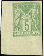 Non Dentelé. No 102, Cdf, Quasiment **. - TB - 1876-1878 Sage (Type I)