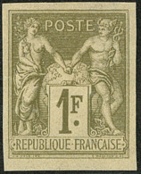 Non Dentelé. No 82, Petit Bdf. - TB - 1876-1878 Sage (Type I)