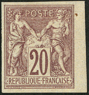 Non Dentelé. No 67, Bdf. - TB - 1876-1878 Sage (Type I)