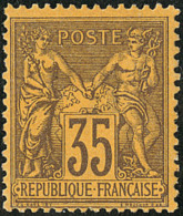 No 93, Quasiment **, Très Frais. - TB - 1876-1878 Sage (Tipo I)