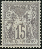 No 66, Gris, Très Frais Et Centré. - TB - 1876-1878 Sage (Type I)