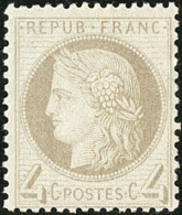 No 52, Gris. - TB - 1871-1875 Ceres