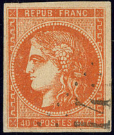 No 48, Pos. 7, Nuance Foncée. - TB - 1870 Uitgave Van Bordeaux