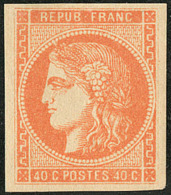 No 48, Orange, Très Frais. - TB - 1870 Uitgave Van Bordeaux