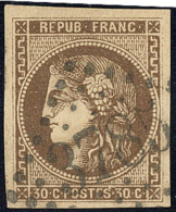 No 47, Obl Gc 3785. - TB - 1870 Uitgave Van Bordeaux