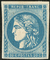 No 45IIb, Bleu Foncé, Très Frais. - TB. - R - 1870 Emissione Di Bordeaux