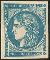 No 45II, Bleu, Nuance Foncée, Très Frais. - TB. - R - 1870 Emissione Di Bordeaux