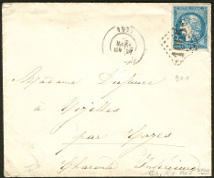 No 44I, Pos. 7, Sur Enveloppe, Jolie Pièce. - TB. - R - 1870 Emissione Di Bordeaux