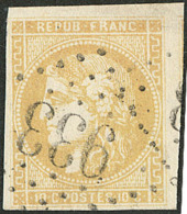 No 43IIj, Citron, Un Voisin, Pos. 2, Obl Gc 933. - TB - 1870 Uitgave Van Bordeaux