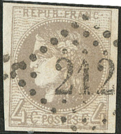 No 41IIc, Gris Lilas, Nuance Foncée, Pos. 3. - TB - 1870 Emissione Di Bordeaux