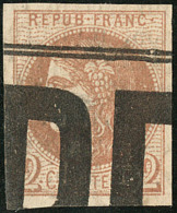 No 40IIf, Impression Typo, Jolie Pièce. - TB. - R (cote Maury 2009) - 1870 Uitgave Van Bordeaux