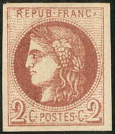 No 40IIf, Marron, Très Frais. - TB. - R - 1870 Emissione Di Bordeaux