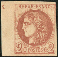 Petit Chiffre En Marge. No 40II, Grand Bdf Avec Chiffre "2", Superbe. - RR - 1870 Emissione Di Bordeaux