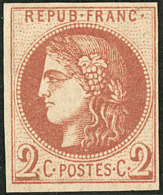 Report I. No 40Ic, Brun-rouge, Très Frais. - TB. - RR - 1870 Emissione Di Bordeaux