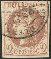 Report I. No 40Ia, Pos. 7, Obl Cad. - TB - 1870 Uitgave Van Bordeaux