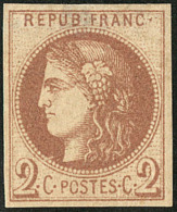 Report I. No 40Ia, Chocolat, Pd, TB D'aspect - 1870 Uitgave Van Bordeaux