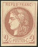 Report I. No 40I, Chocolat Clair, Jolie Pièce. - TB. - R - 1870 Uitgave Van Bordeaux