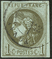 No 39IIIk, Pos. 4, Obl Cad. - TB - 1870 Emissione Di Bordeaux