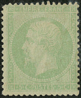 No 35, Vert Pâle Sur Bleu, Def, B D'aspect - 1870 Beleg Van Parijs