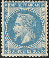 No 29I, Bleu, Très Frais. - TB - 1863-1870 Napoleone III Con Gli Allori