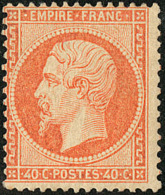 No 23, Orange, Gomme Altérée Sinon TB - 1862 Napoléon III