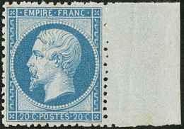 No 22, Bleu, Bdf, Jolie Pièce. - TB - 1862 Napoleone III