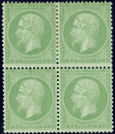 No 20, Bloc De Quatre (deux Ex *). - TB - 1862 Napoléon III