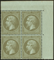 No 19b, Bloc De Quatre Cdf, Jolie Pièce. - TB - 1862 Napoleon III