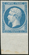 Réimpression. No 15f, Bleu, Bdf, Très Frais. - TB - 1853-1860 Napoleon III