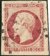 No 17A, Trois Voisins, Obl Gros Points. - TB - 1853-1860 Napoleon III
