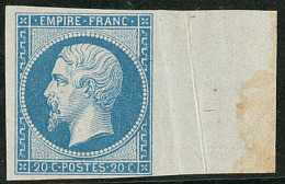 No 14II, Bdf, Froissures De Gomme Sinon TB - 1853-1860 Napoleone III