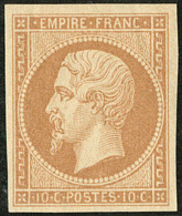 No 13II, Brun Clair, Très Frais. - TB - 1853-1860 Napoleone III