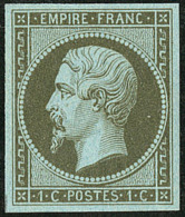 No 11, Vert-olive, Très Frais. - TB - 1853-1860 Napoleon III