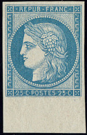 Réimpression. No 4f, Bleu, Bdf, Très Frais. - TB - 1849-1850 Ceres