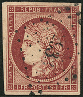 No 6b, Obl Pc. - TB - 1849-1850 Ceres