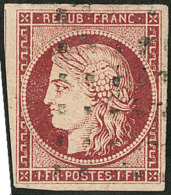 No 6, Obl Gros Points, Jolie Pièce. - TB. - R - 1849-1850 Ceres