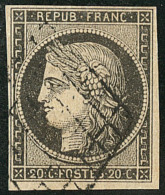 No 3j, Gris-noir. - TB - 1849-1850 Ceres