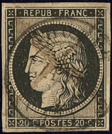 Janvier 1849. Petit Cad 15 De Cholet + Plume Sur N°3. - TB - 1849-1850 Cérès
