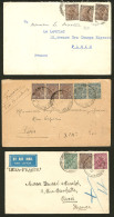 INDE ANGLAISE. Lot. 1935-1937, 3 Enveloppe Afft Type George V Et Obl Diverses. - TB - Andere & Zonder Classificatie