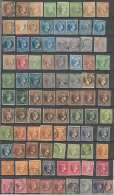 Collection. 1863-1882 (Poste), Valeurs Moyennes Entre Les N°17 Et 54, Des Doubles Et Multiples, Nuances Et Obl Diver - Other & Unclassified