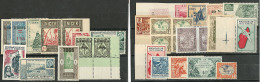 Variétés. 1900-1950 (Poste, PA), Divers Dont ND, Sans Légende, Valeurs Déplacées, Qqs - Verzamelingen